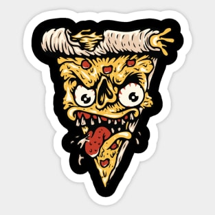 zombie pidza Sticker